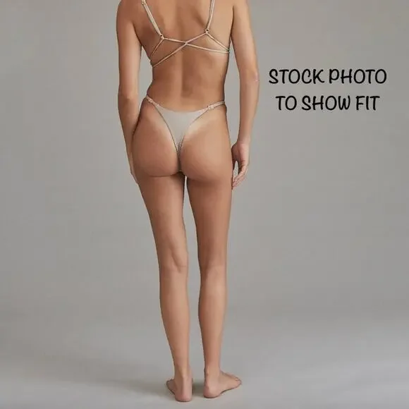 Acacia Swim RALPHY Bikini Bottom - Punahele - High Cut, Minimal Coverage - Large - Picture 6 of 8